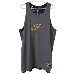 Nike PRM Large Reversible Basketball Jersey Gray, Lightening